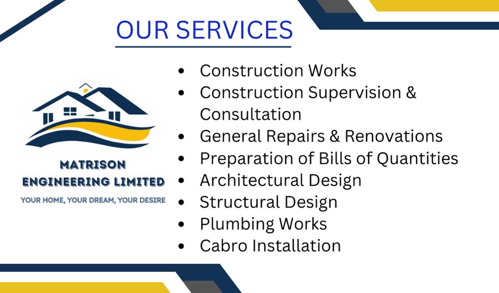Matrison Engineering business card