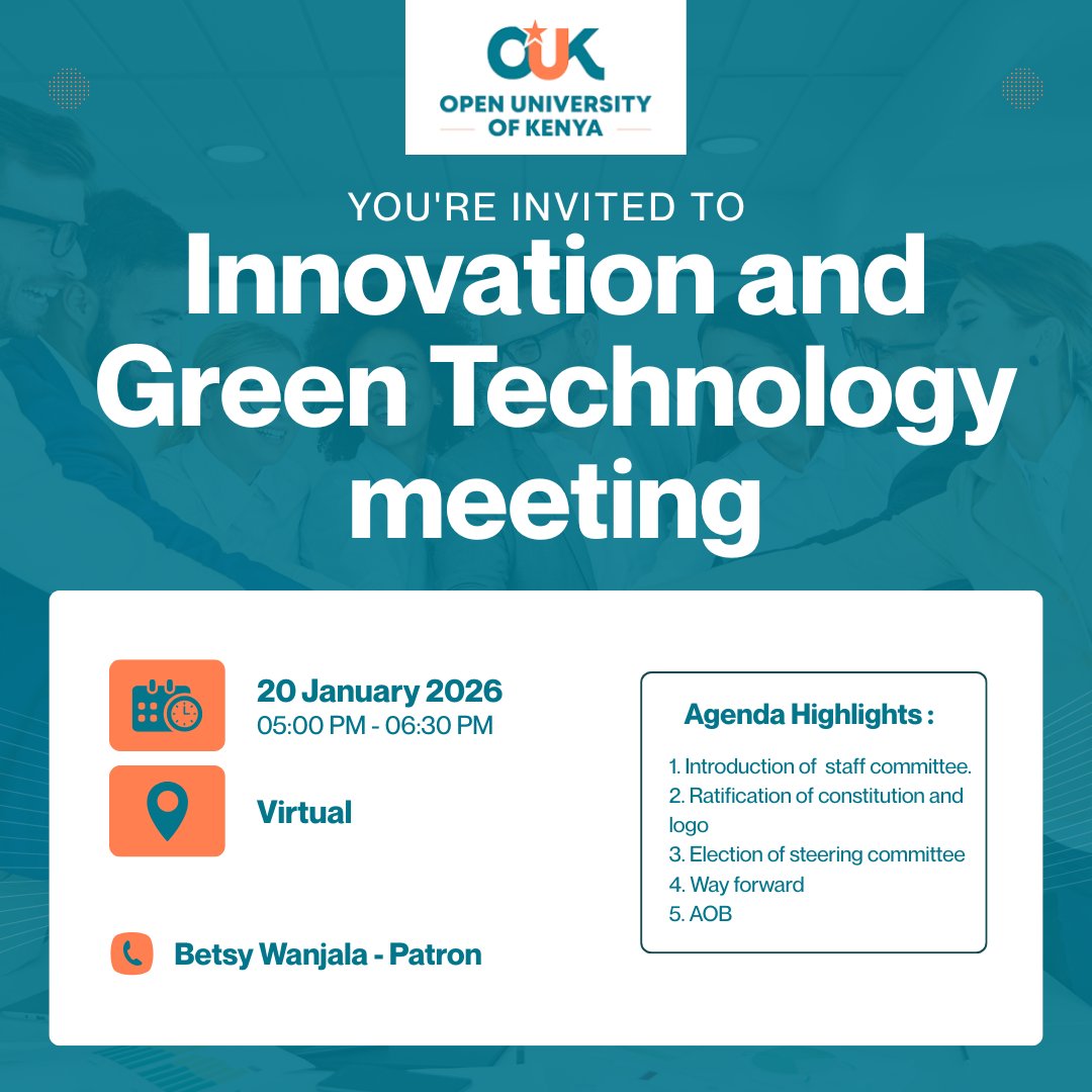 OUK Innovation and Green Technology Meeting